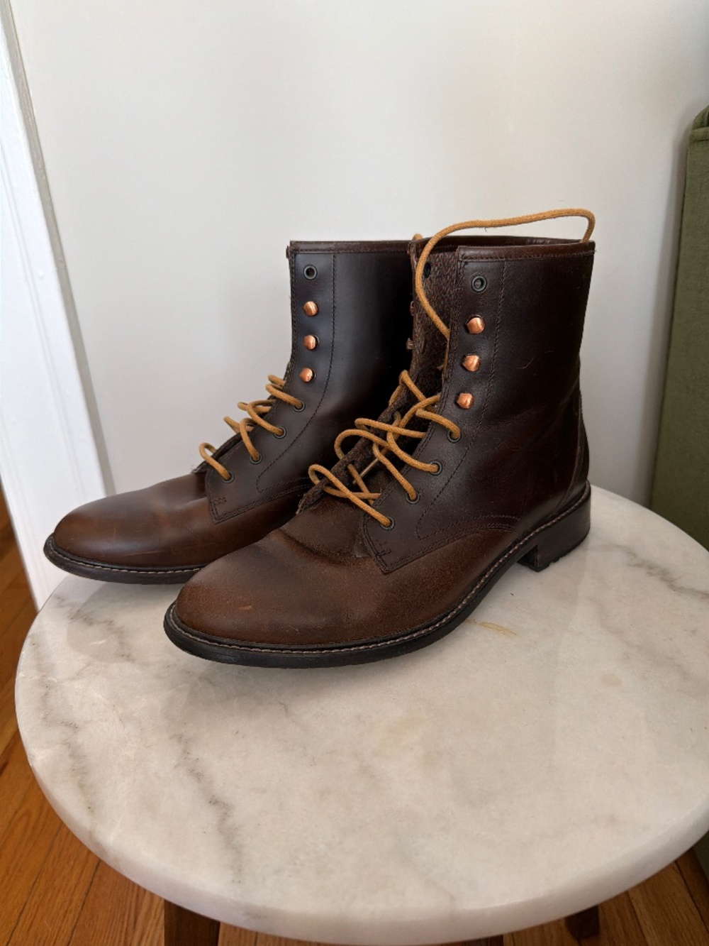 Women’s Woolrich Brown leather Lace Up Boots